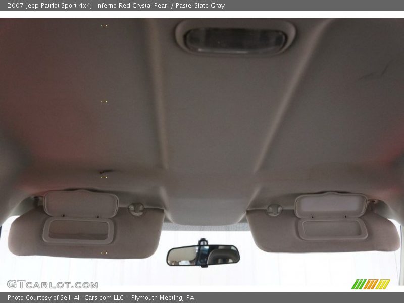 Inferno Red Crystal Pearl / Pastel Slate Gray 2007 Jeep Patriot Sport 4x4