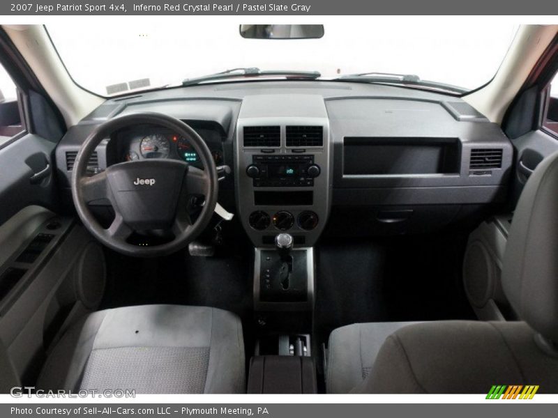 Inferno Red Crystal Pearl / Pastel Slate Gray 2007 Jeep Patriot Sport 4x4