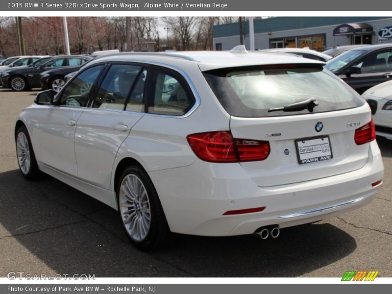 Alpine White / Venetian Beige 2015 BMW 3 Series 328i xDrive Sports Wagon