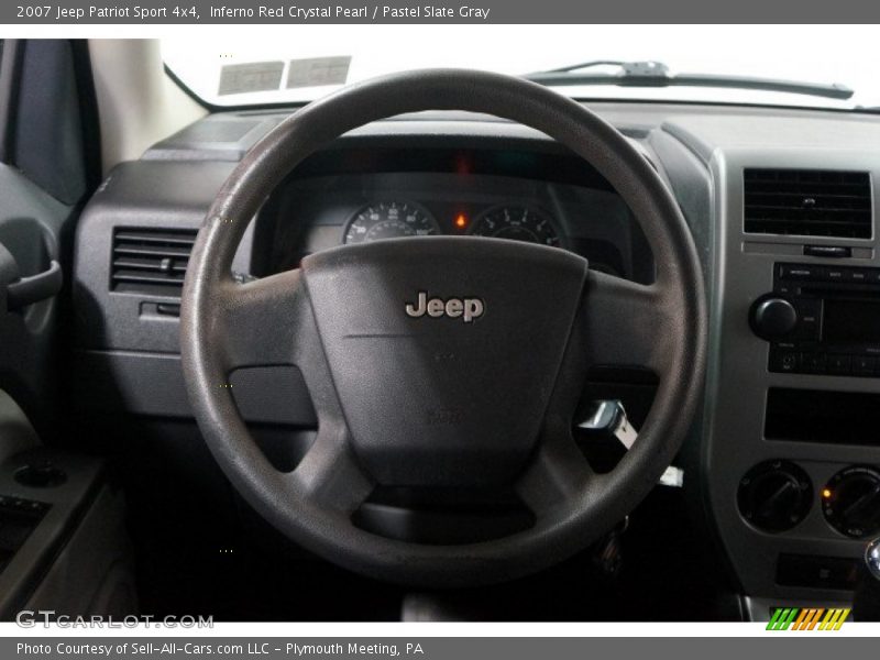 Inferno Red Crystal Pearl / Pastel Slate Gray 2007 Jeep Patriot Sport 4x4