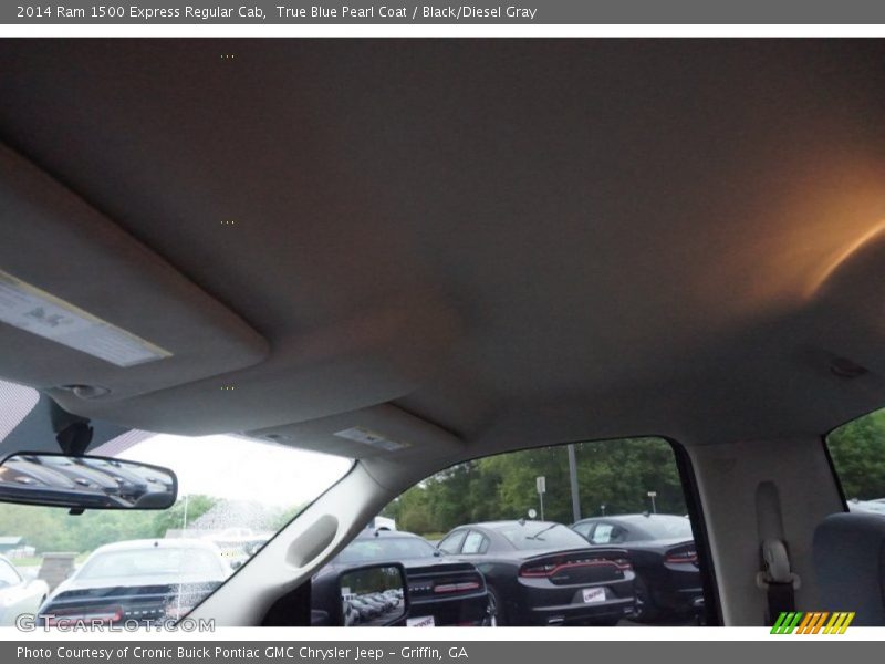 True Blue Pearl Coat / Black/Diesel Gray 2014 Ram 1500 Express Regular Cab