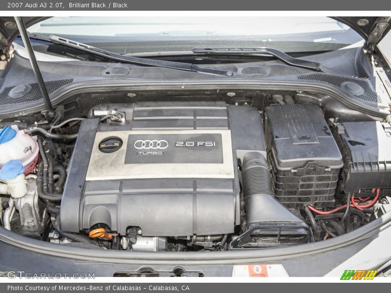 Brilliant Black / Black 2007 Audi A3 2.0T