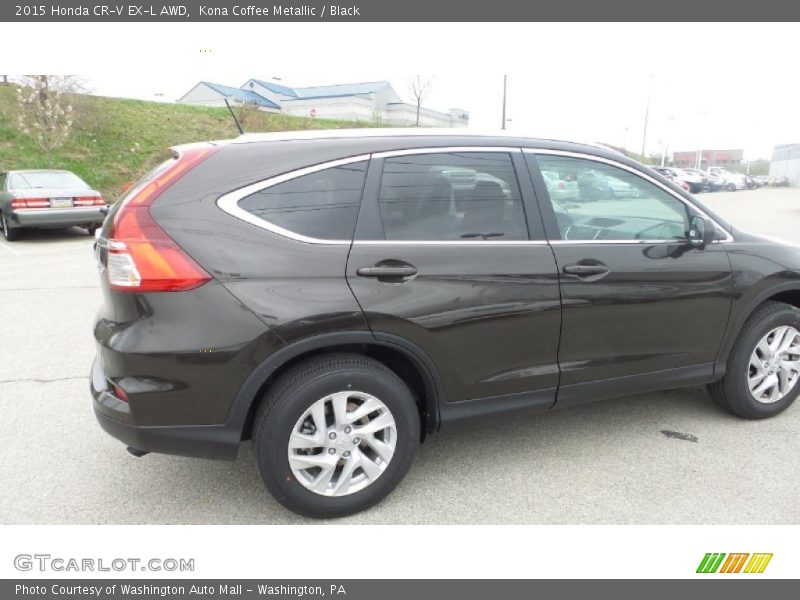 Kona Coffee Metallic / Black 2015 Honda CR-V EX-L AWD
