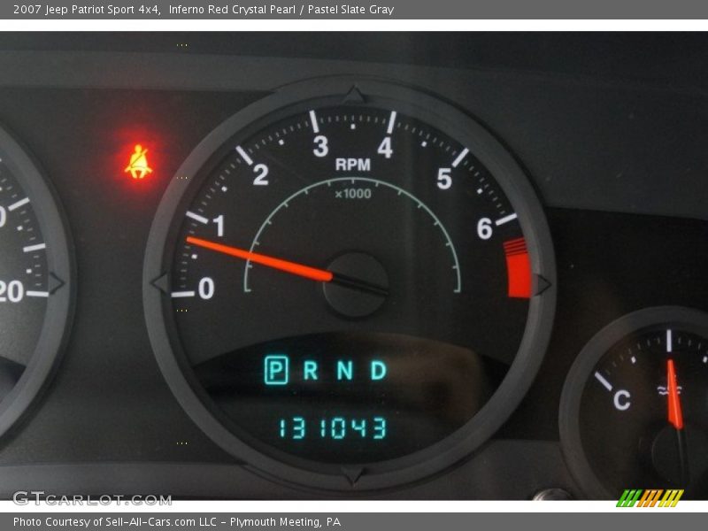 Inferno Red Crystal Pearl / Pastel Slate Gray 2007 Jeep Patriot Sport 4x4