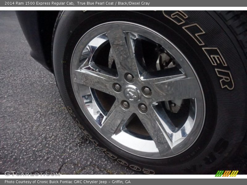 True Blue Pearl Coat / Black/Diesel Gray 2014 Ram 1500 Express Regular Cab