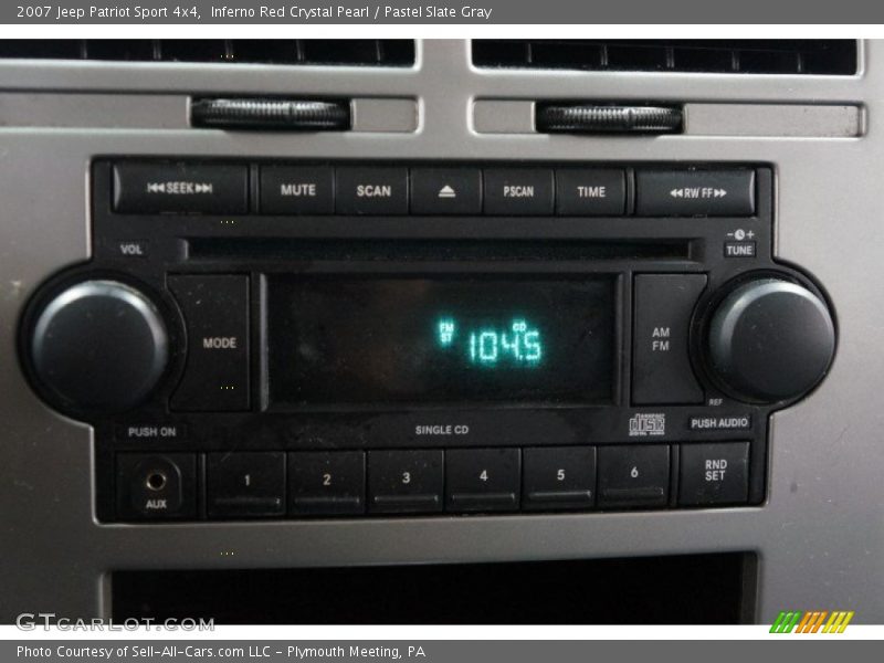 Inferno Red Crystal Pearl / Pastel Slate Gray 2007 Jeep Patriot Sport 4x4