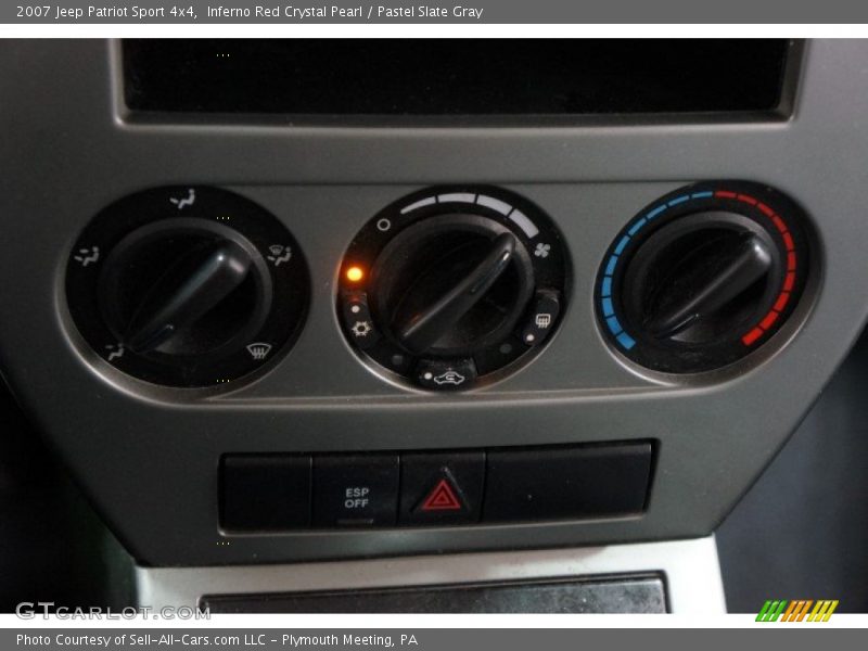 Inferno Red Crystal Pearl / Pastel Slate Gray 2007 Jeep Patriot Sport 4x4