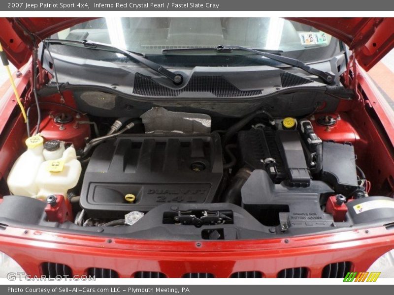 Inferno Red Crystal Pearl / Pastel Slate Gray 2007 Jeep Patriot Sport 4x4