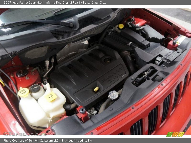 Inferno Red Crystal Pearl / Pastel Slate Gray 2007 Jeep Patriot Sport 4x4