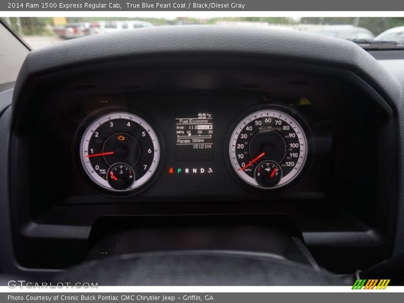 True Blue Pearl Coat / Black/Diesel Gray 2014 Ram 1500 Express Regular Cab