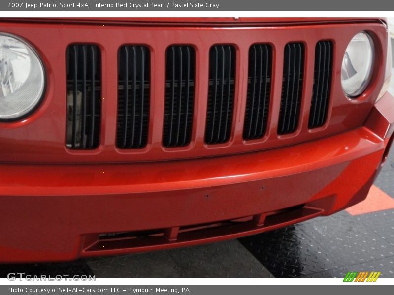 Inferno Red Crystal Pearl / Pastel Slate Gray 2007 Jeep Patriot Sport 4x4