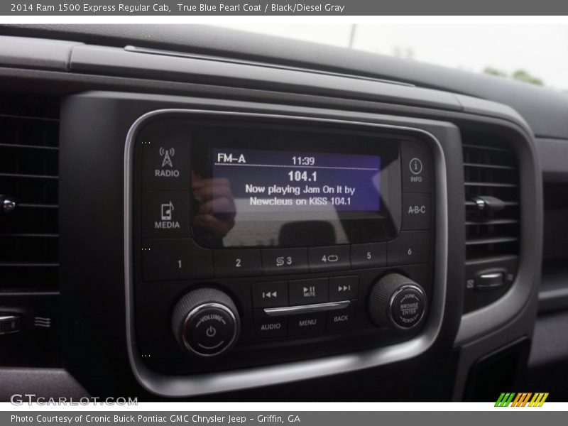 True Blue Pearl Coat / Black/Diesel Gray 2014 Ram 1500 Express Regular Cab