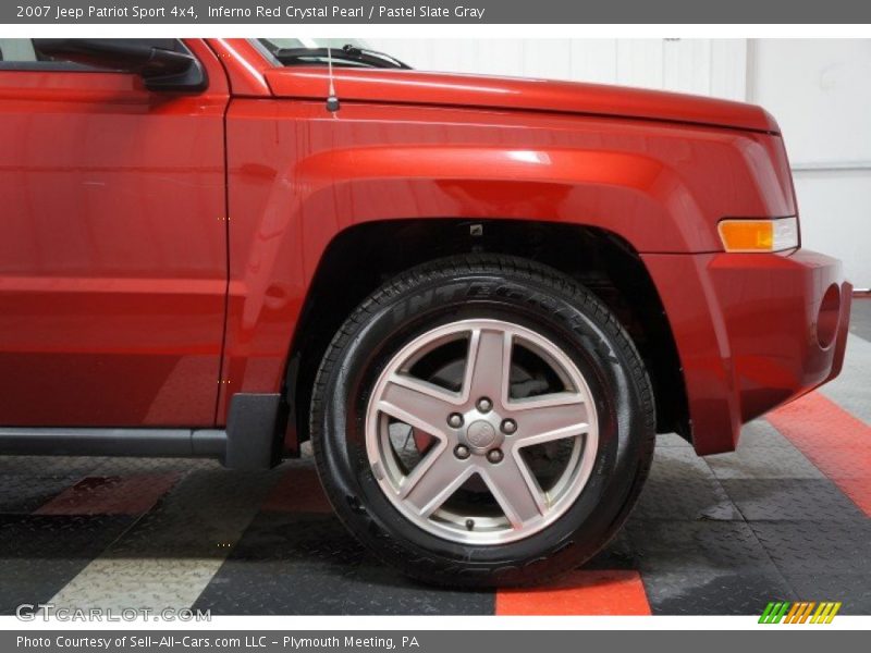 Inferno Red Crystal Pearl / Pastel Slate Gray 2007 Jeep Patriot Sport 4x4