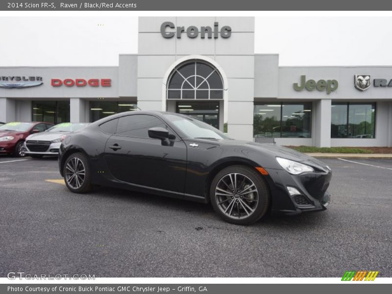 Raven / Black/Red Accents 2014 Scion FR-S