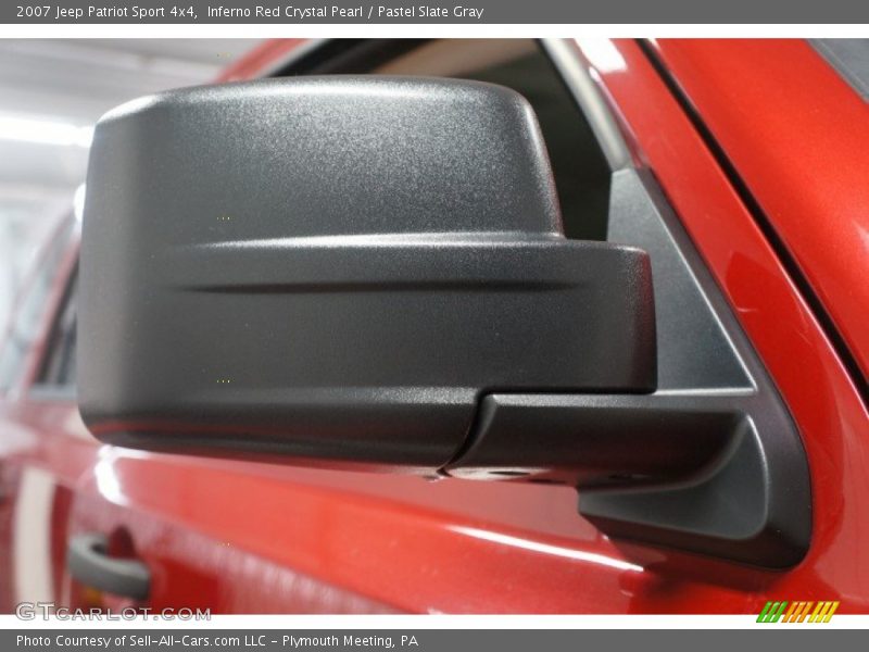 Inferno Red Crystal Pearl / Pastel Slate Gray 2007 Jeep Patriot Sport 4x4
