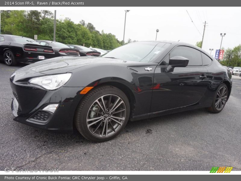 Raven / Black/Red Accents 2014 Scion FR-S