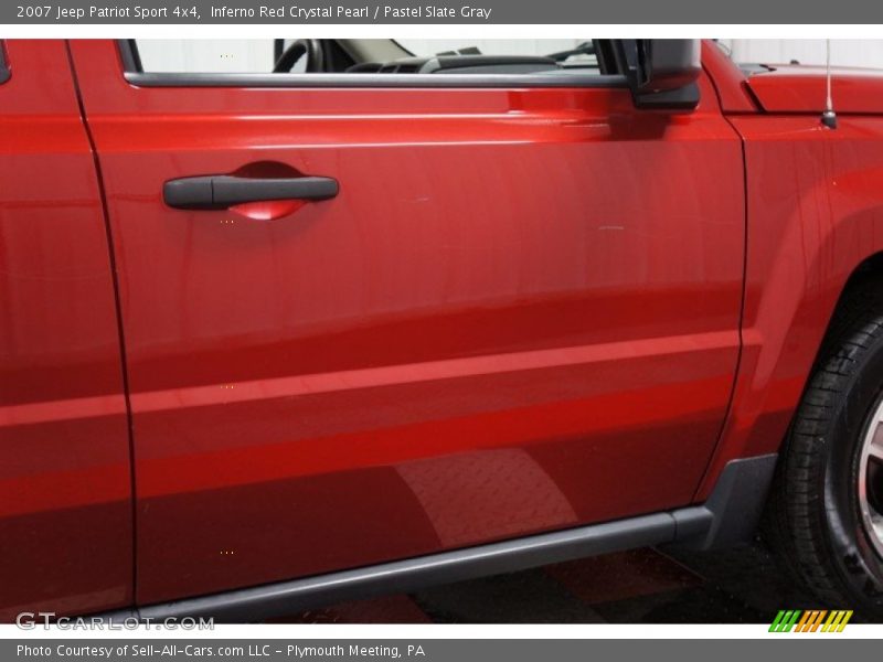 Inferno Red Crystal Pearl / Pastel Slate Gray 2007 Jeep Patriot Sport 4x4