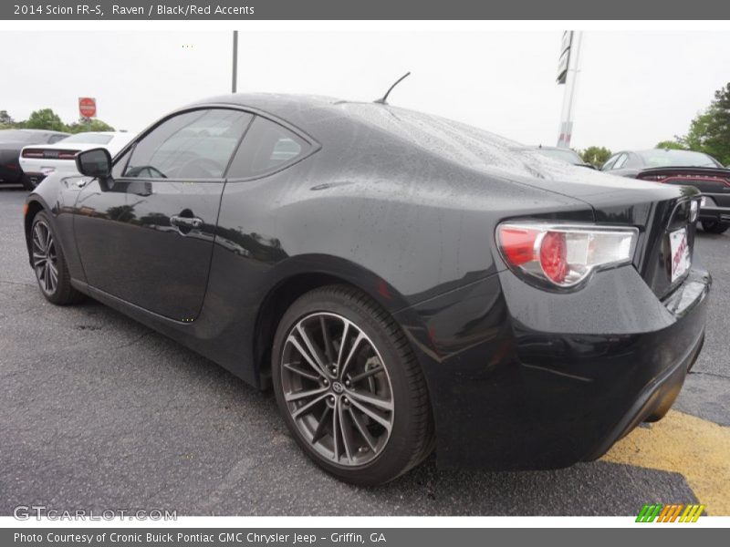 Raven / Black/Red Accents 2014 Scion FR-S