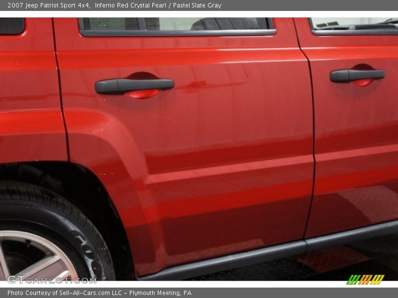 Inferno Red Crystal Pearl / Pastel Slate Gray 2007 Jeep Patriot Sport 4x4