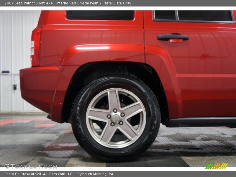 Inferno Red Crystal Pearl / Pastel Slate Gray 2007 Jeep Patriot Sport 4x4