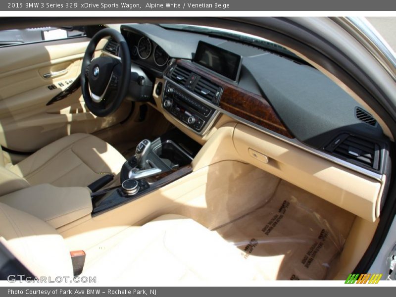 Alpine White / Venetian Beige 2015 BMW 3 Series 328i xDrive Sports Wagon