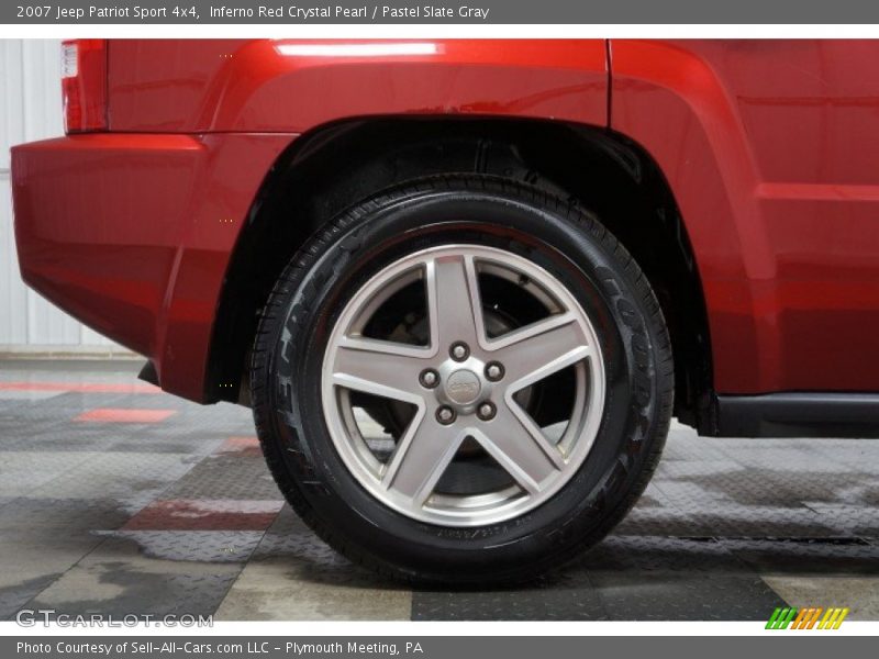 Inferno Red Crystal Pearl / Pastel Slate Gray 2007 Jeep Patriot Sport 4x4