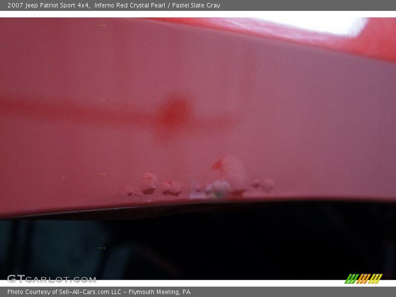 Inferno Red Crystal Pearl / Pastel Slate Gray 2007 Jeep Patriot Sport 4x4