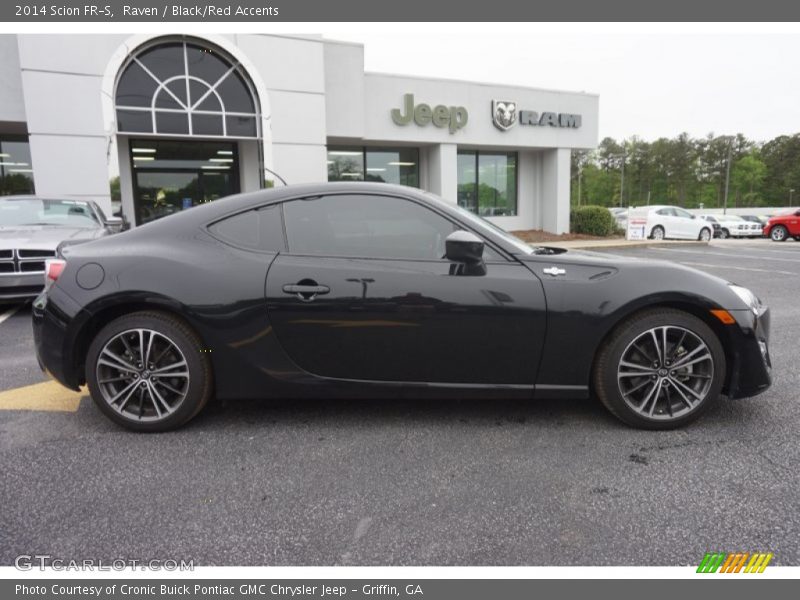 Raven / Black/Red Accents 2014 Scion FR-S