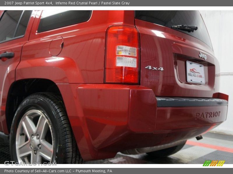 Inferno Red Crystal Pearl / Pastel Slate Gray 2007 Jeep Patriot Sport 4x4