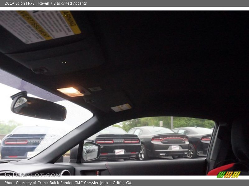 Raven / Black/Red Accents 2014 Scion FR-S
