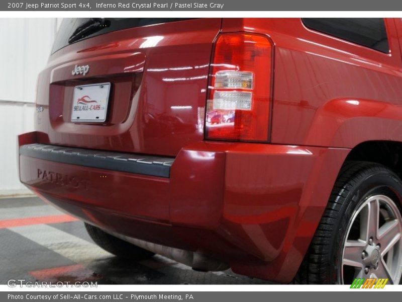 Inferno Red Crystal Pearl / Pastel Slate Gray 2007 Jeep Patriot Sport 4x4