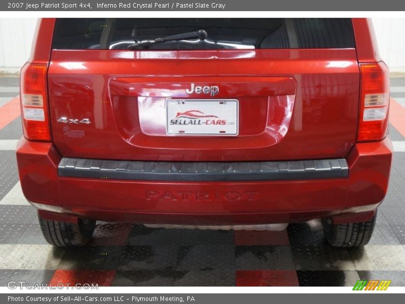 Inferno Red Crystal Pearl / Pastel Slate Gray 2007 Jeep Patriot Sport 4x4