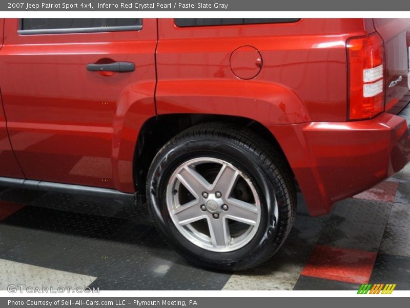 Inferno Red Crystal Pearl / Pastel Slate Gray 2007 Jeep Patriot Sport 4x4
