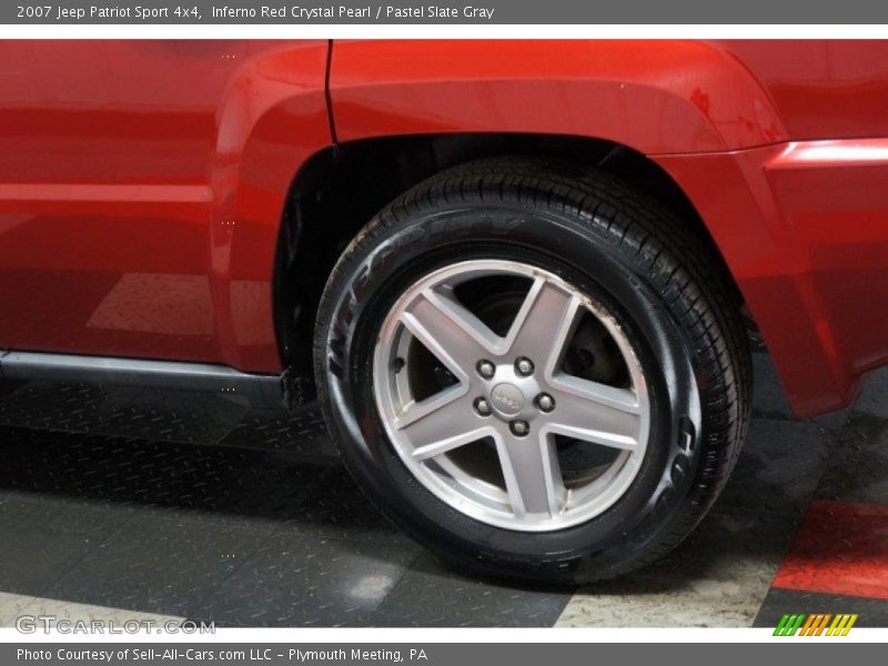 Inferno Red Crystal Pearl / Pastel Slate Gray 2007 Jeep Patriot Sport 4x4