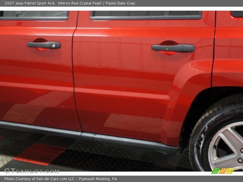 Inferno Red Crystal Pearl / Pastel Slate Gray 2007 Jeep Patriot Sport 4x4