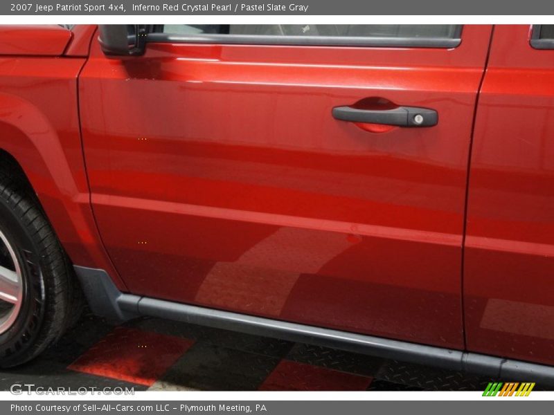 Inferno Red Crystal Pearl / Pastel Slate Gray 2007 Jeep Patriot Sport 4x4