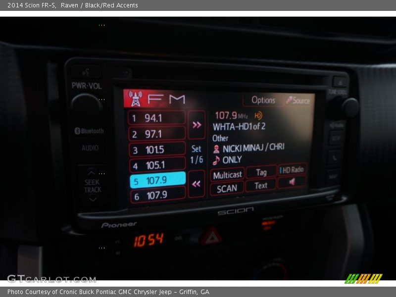 Raven / Black/Red Accents 2014 Scion FR-S