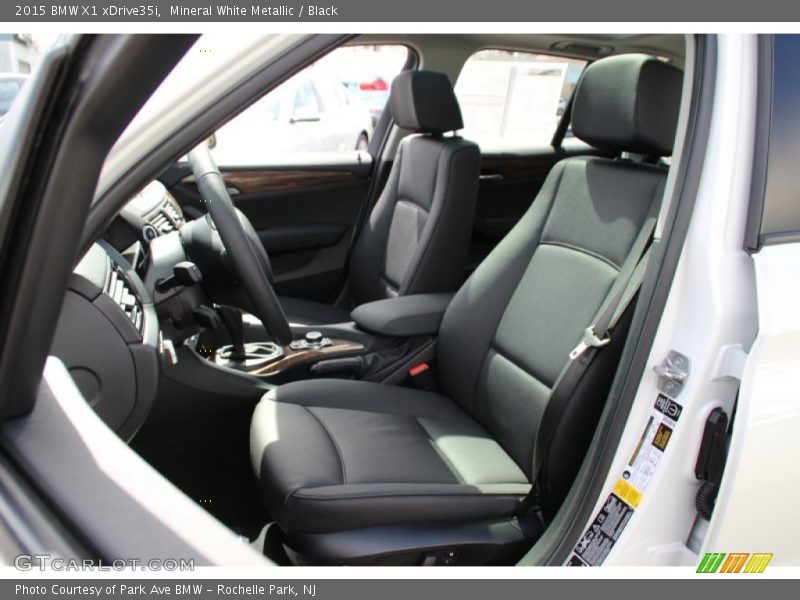 Mineral White Metallic / Black 2015 BMW X1 xDrive35i