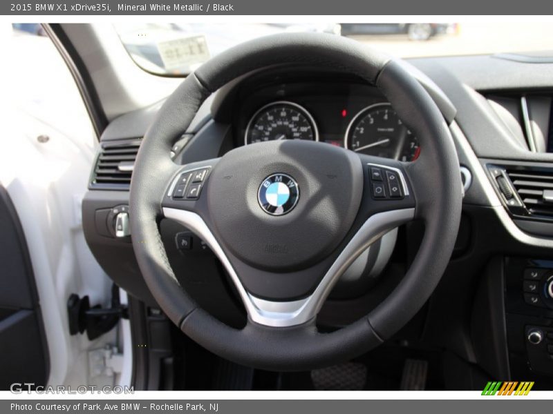 Mineral White Metallic / Black 2015 BMW X1 xDrive35i