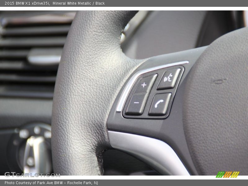 Mineral White Metallic / Black 2015 BMW X1 xDrive35i
