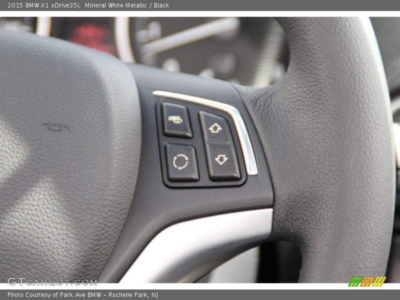 Mineral White Metallic / Black 2015 BMW X1 xDrive35i