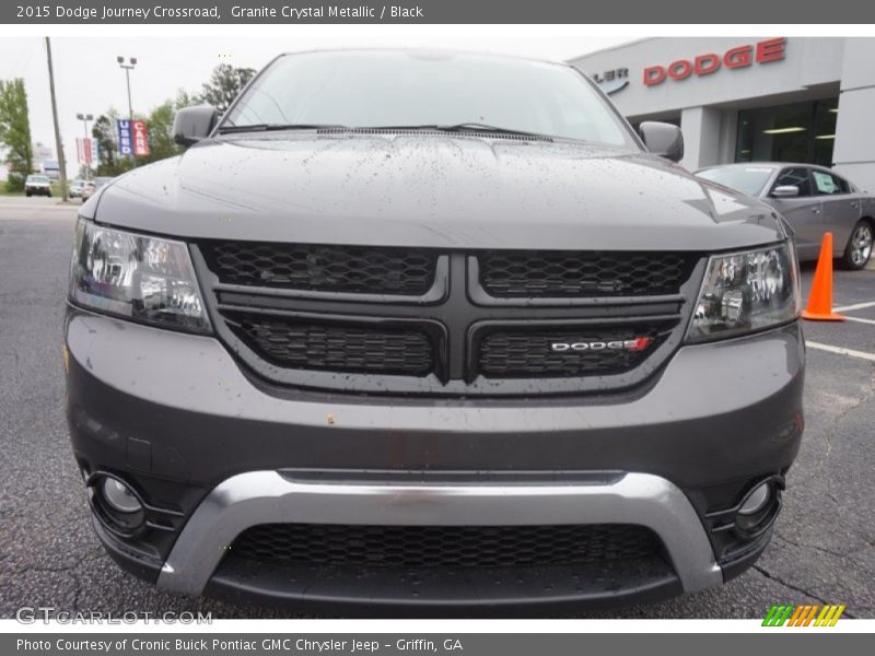 Granite Crystal Metallic / Black 2015 Dodge Journey Crossroad