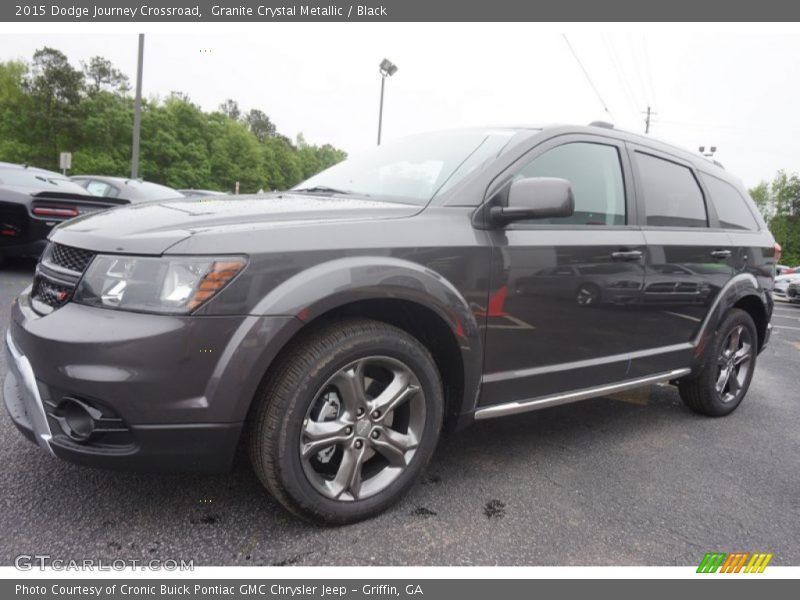 Granite Crystal Metallic / Black 2015 Dodge Journey Crossroad