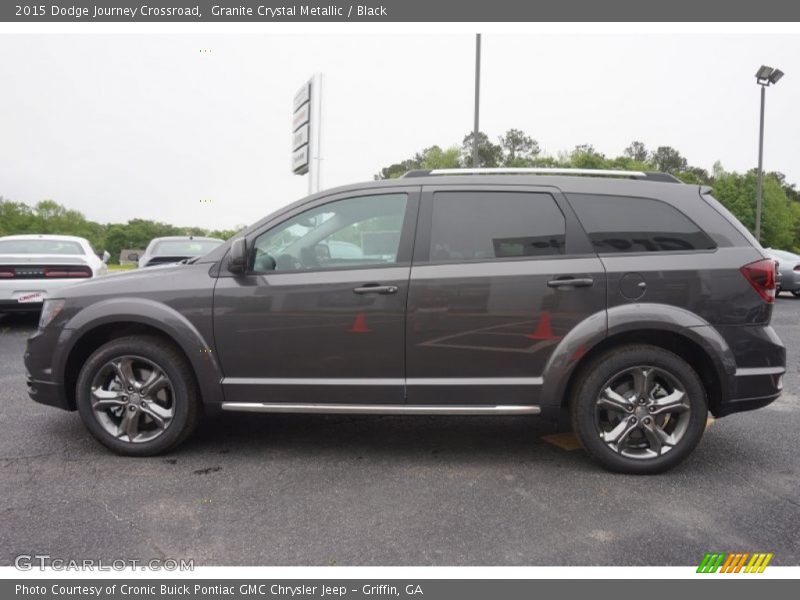 Granite Crystal Metallic / Black 2015 Dodge Journey Crossroad