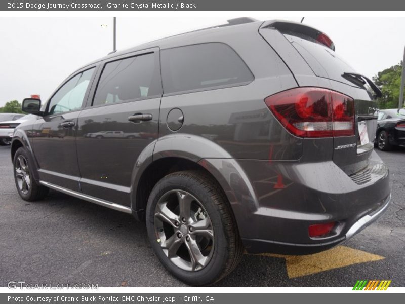 Granite Crystal Metallic / Black 2015 Dodge Journey Crossroad