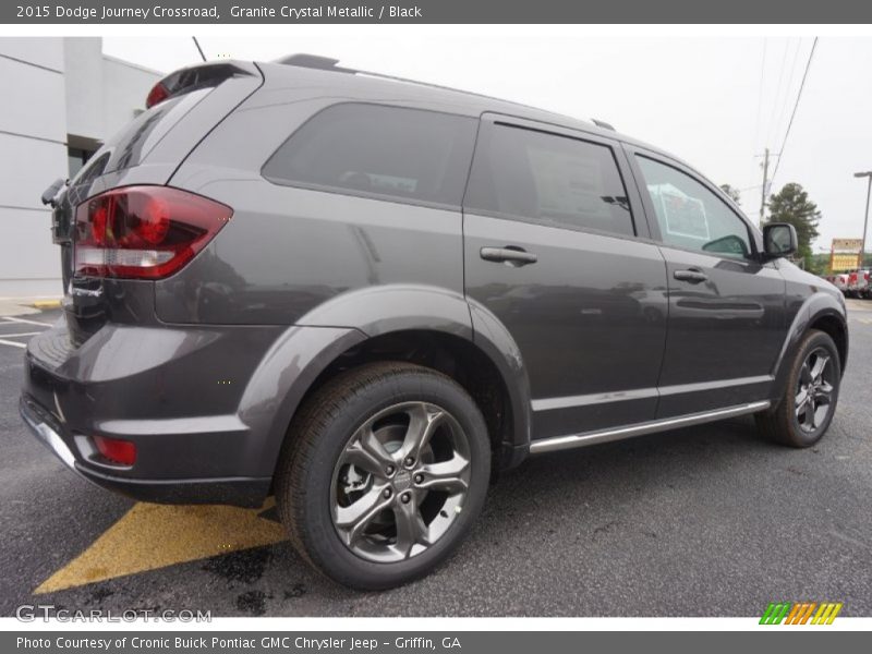 Granite Crystal Metallic / Black 2015 Dodge Journey Crossroad