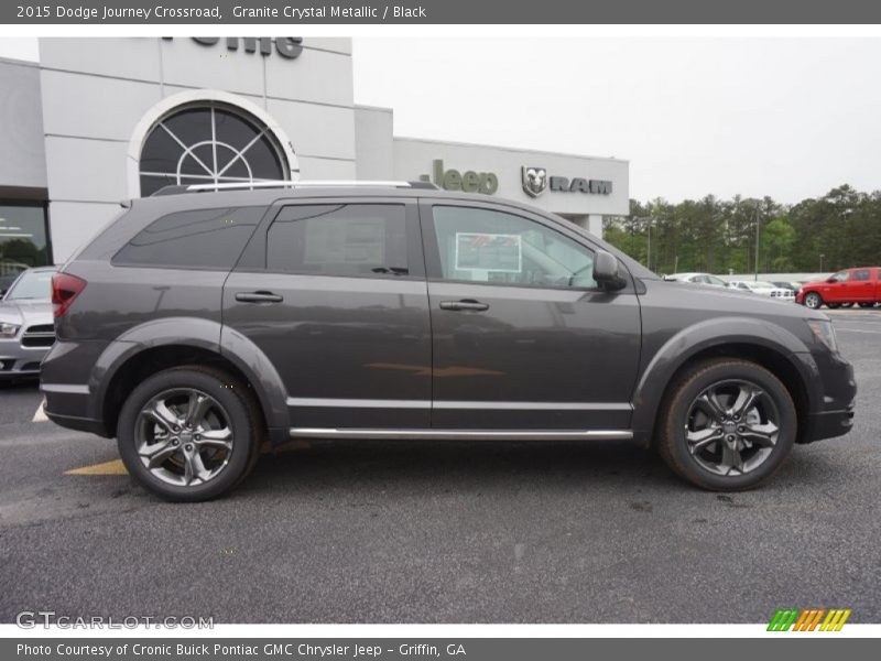 Granite Crystal Metallic / Black 2015 Dodge Journey Crossroad