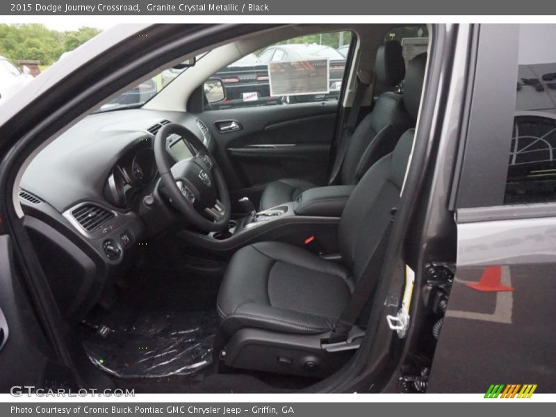 Granite Crystal Metallic / Black 2015 Dodge Journey Crossroad