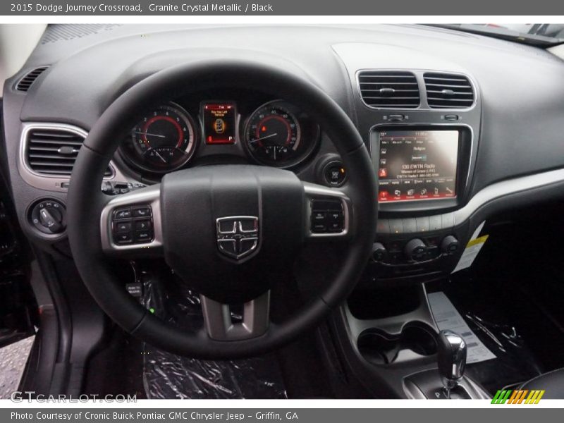 Granite Crystal Metallic / Black 2015 Dodge Journey Crossroad