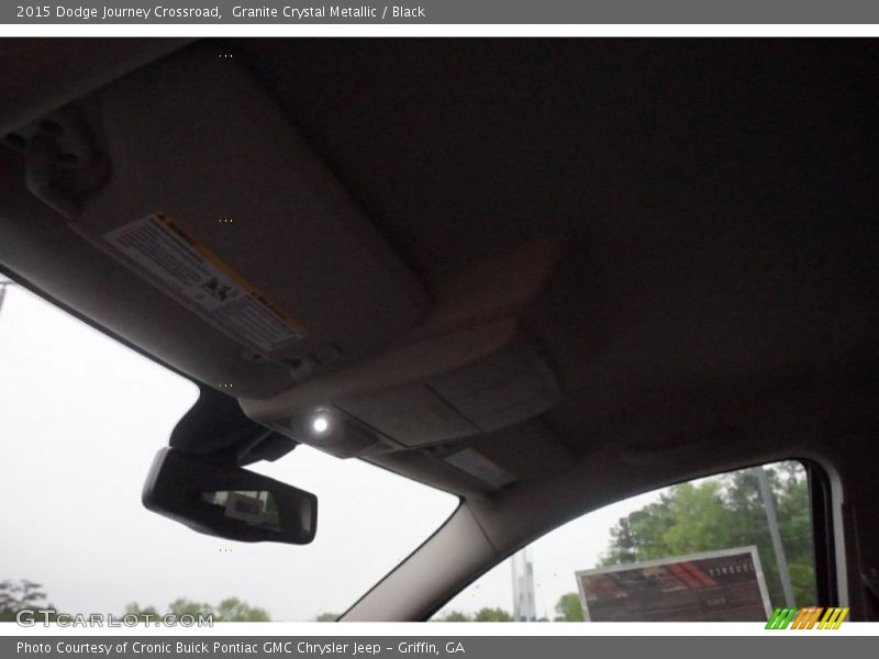 Granite Crystal Metallic / Black 2015 Dodge Journey Crossroad
